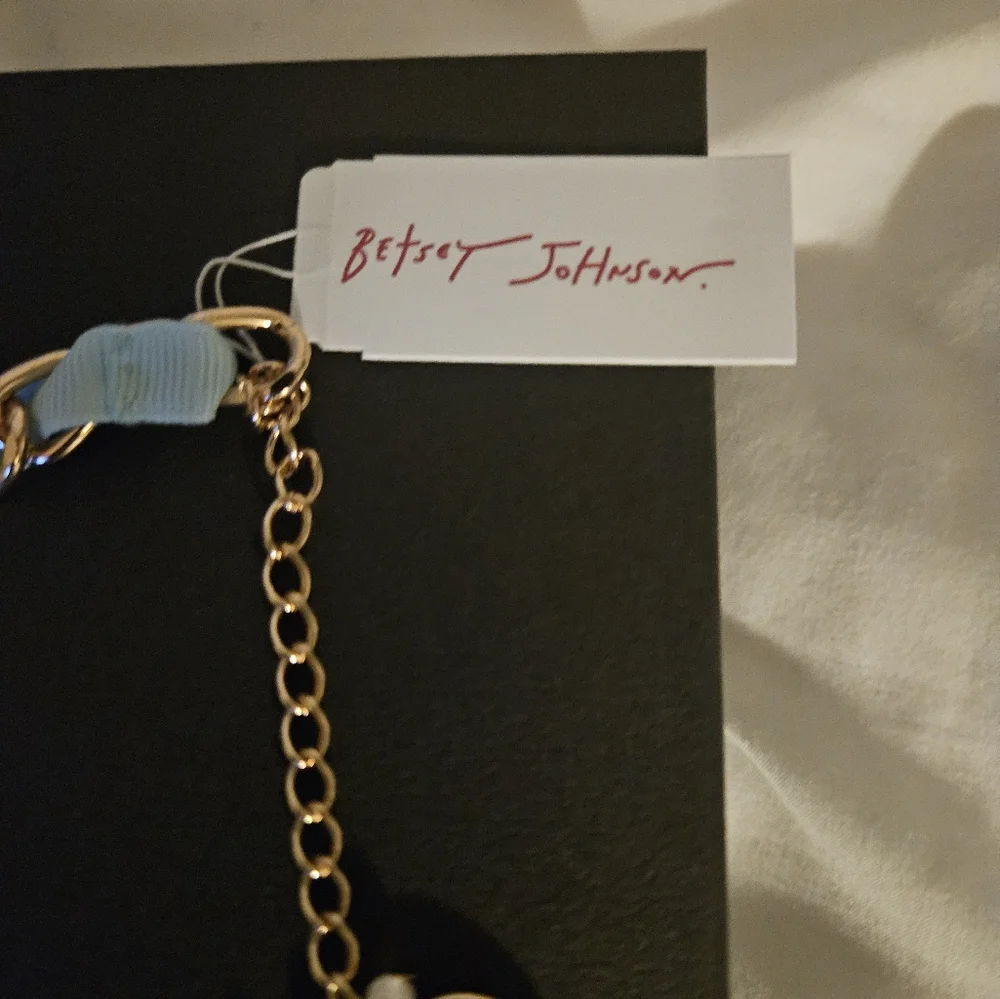 Betsey Johnson Christmas charm necklace - Picture 3 of 5